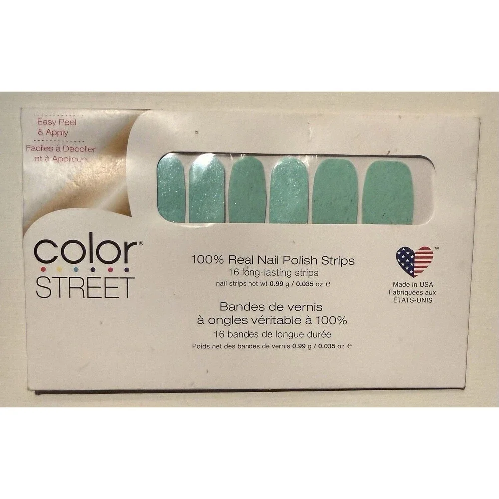 RETIRED NEW Set Of Tranquil Waters Color Street Nail strips